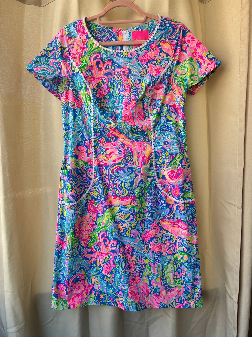 Lilly Pulitzer Coralynn Shift Dress in Multi Pop 60 Animals